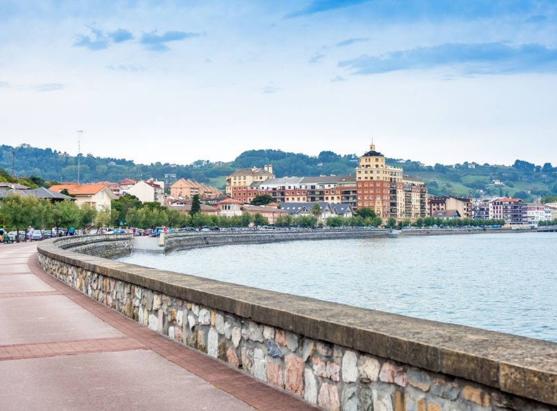 Hondarribiko Hondartza Beach, Gornutz, Spain, Spain